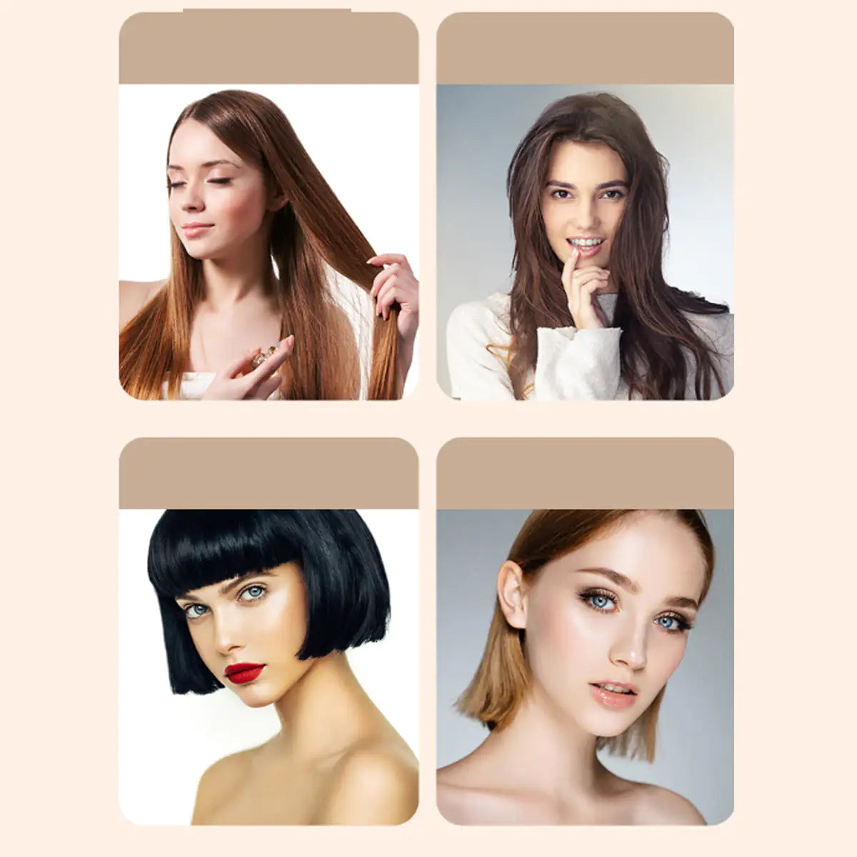 Automatic hair brusher Rechargeable